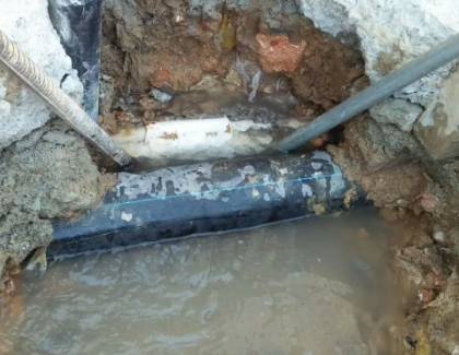 长汀测漏水之水管漏水